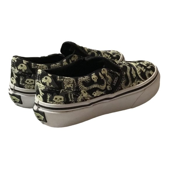 VANS Toddler Sz 10.5 Dinosaur Glow Sneaker - Picture 2 of 11